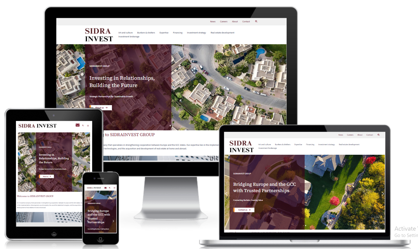 sidra invest website sidra invest website ملف الاعمال