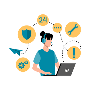 دعم فني وادارة متجر الكتروني