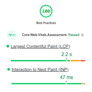 تصميم متجر الكتروني سريع التحميل